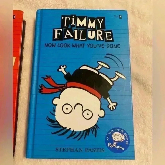 Timmy Failure Hardcover books Number 1 & 2 by Stephan Pastis. NWOT - Picture 3 of 7